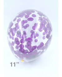Confetti Balloon - Purple